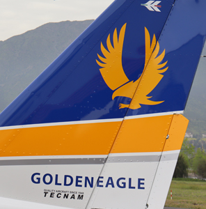 Cola avión Bimotor Tecnam - Academia Golden Eagle