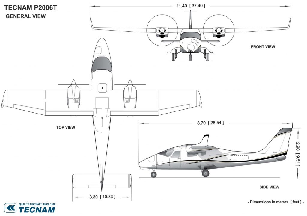 diseño avión P2006T